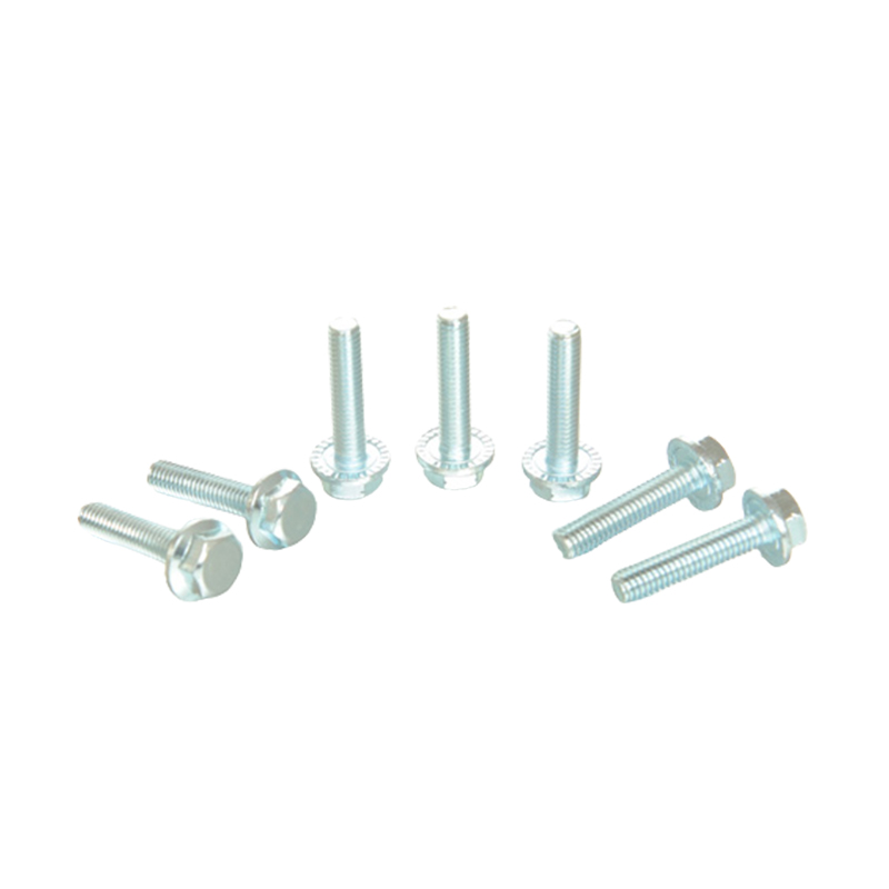 Mặt bích hình lục giác với miếng đệm và ốc vít răng